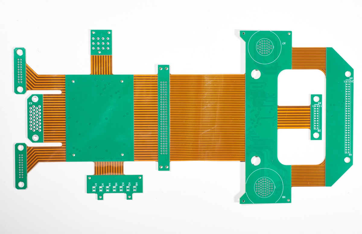 Carte PCB rigide-flexible de qualité supérieure, cartes de circuits imprimés double face personnalisées